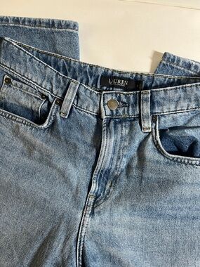 Lauren Ralph Lauren Blue Wide Leg Jean Size 2